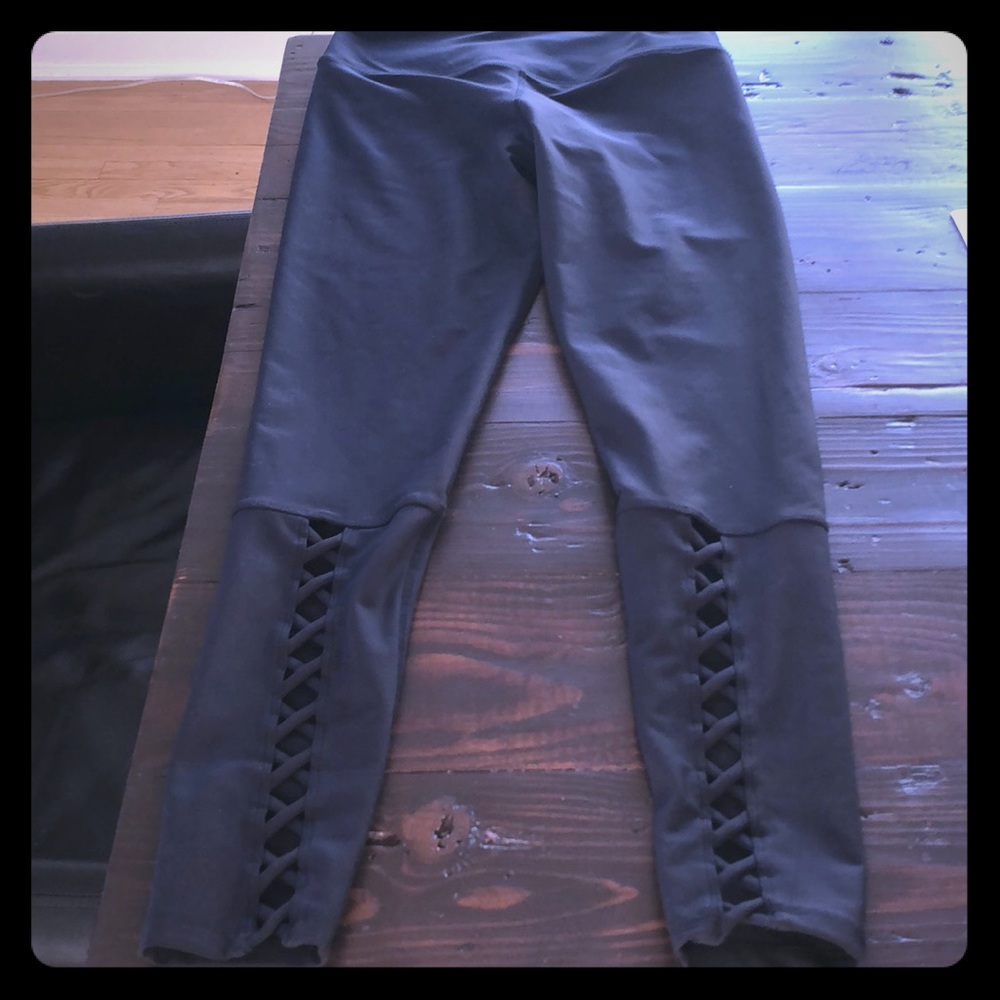 Soulcycle x Lululemon black full length tights